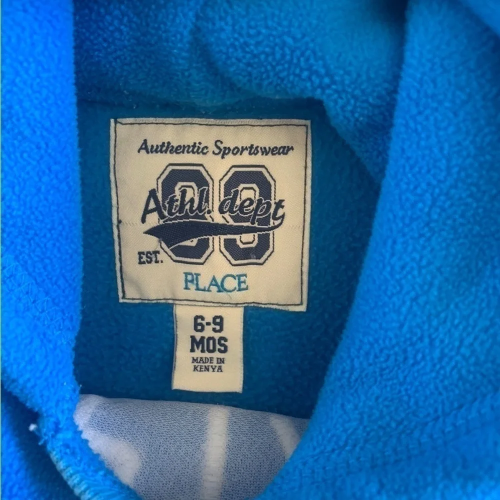 Authentic Sportswear Captain 3 Blue Fleece Hoodie